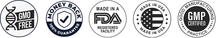FDA Approved & GMP Certified Facility Badge